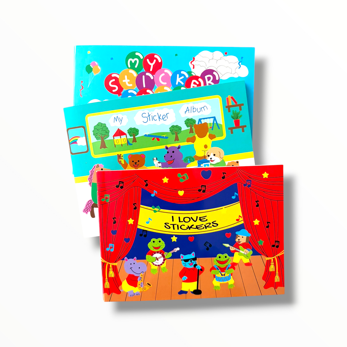 Vintage Inspired Sticker Album with Blank Easy Release Paper