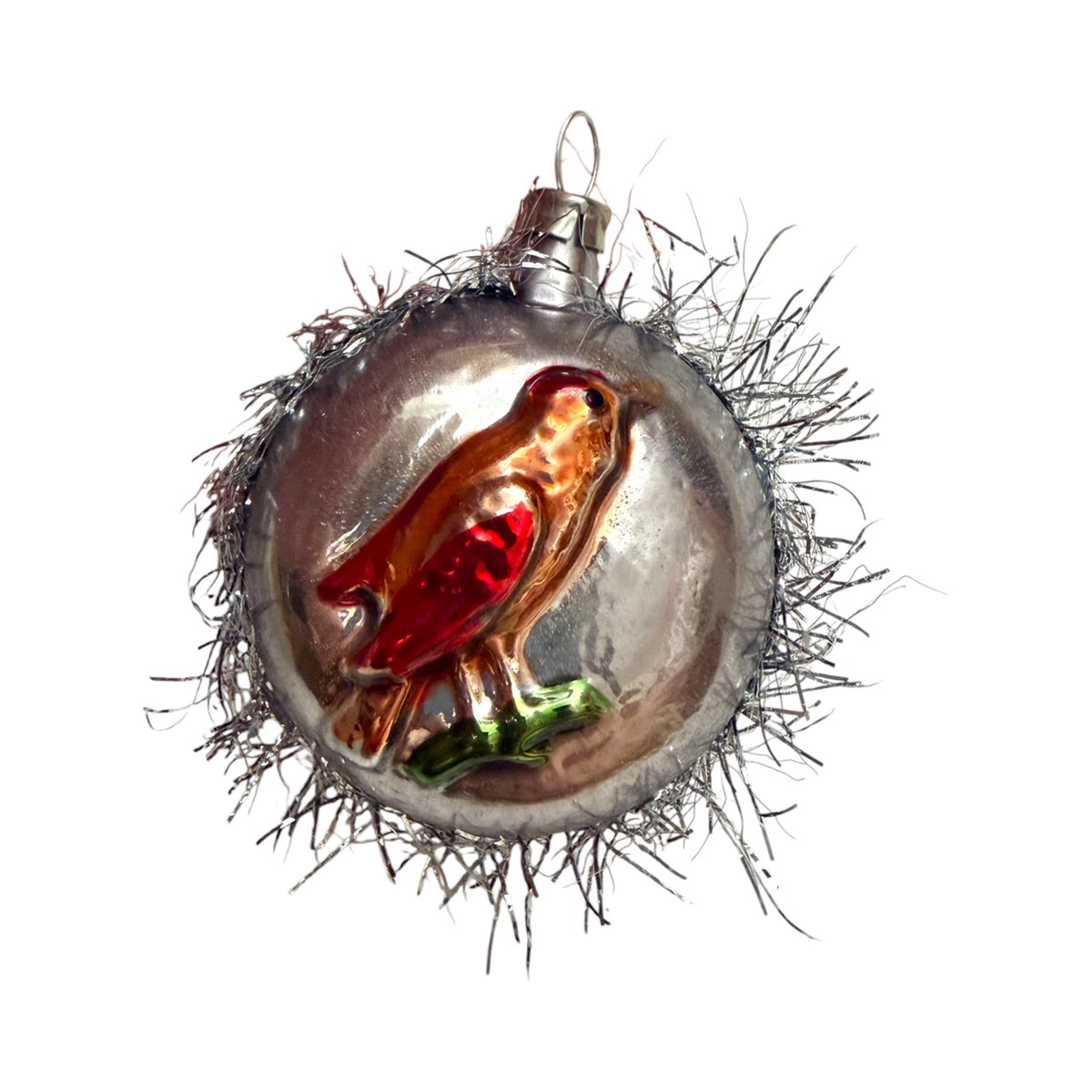 Bird Glass Ornament