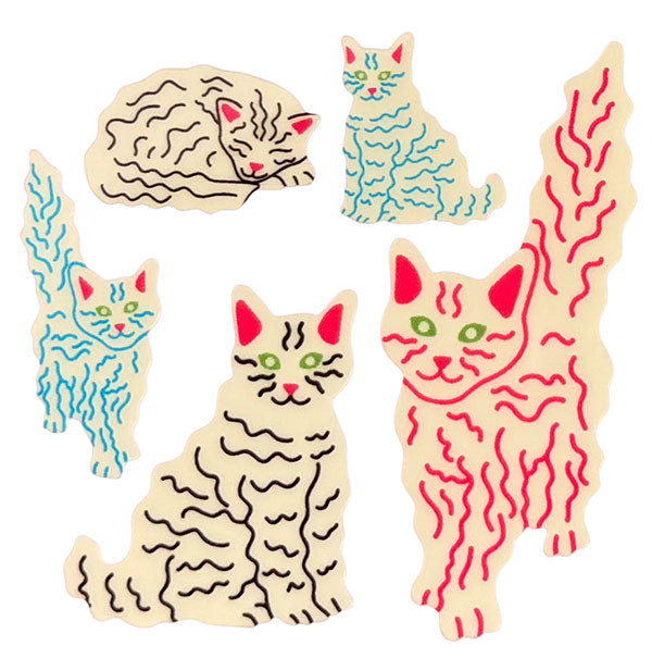 Glow in the Dark Fluffy Cats