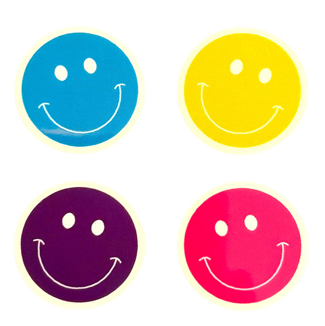 Glow in the Dark Happy Faces Bold Colours