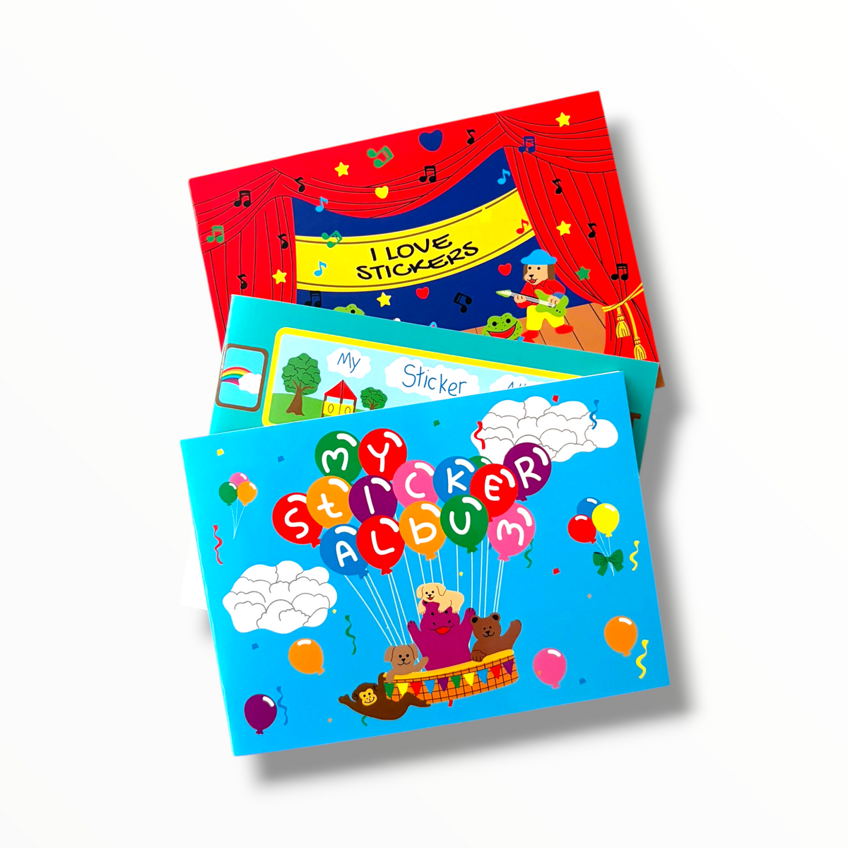 Vintage Inspired Sticker Album with Blank Easy Release Paper