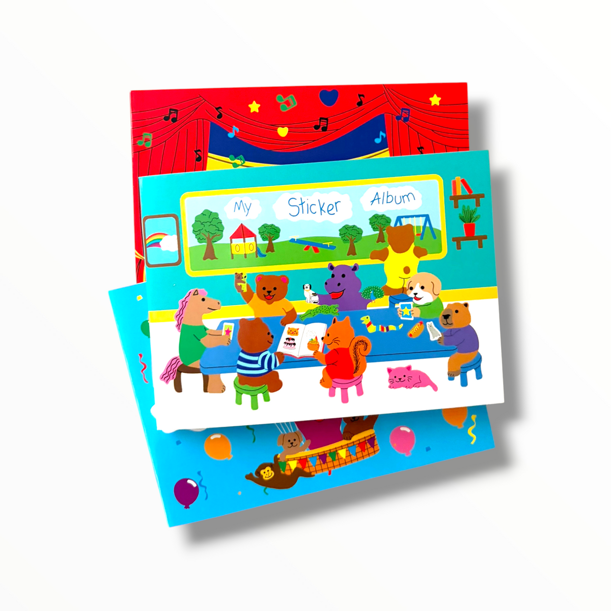 Vintage Inspired Sticker Album with Blank Easy Release Paper