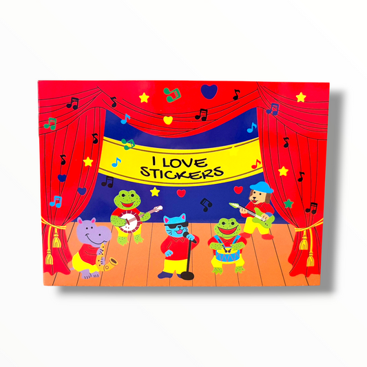 Vintage Inspired Sticker Album with Blank Easy Release Paper