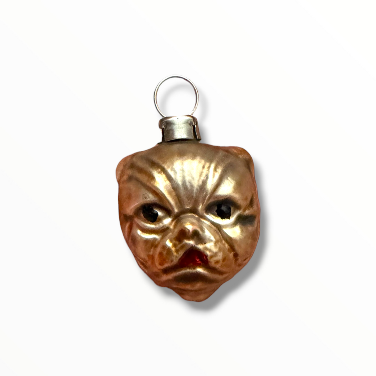 Cat & Dog Glass Ornament