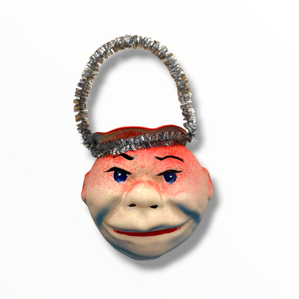 Head Lantern Glass Ornament