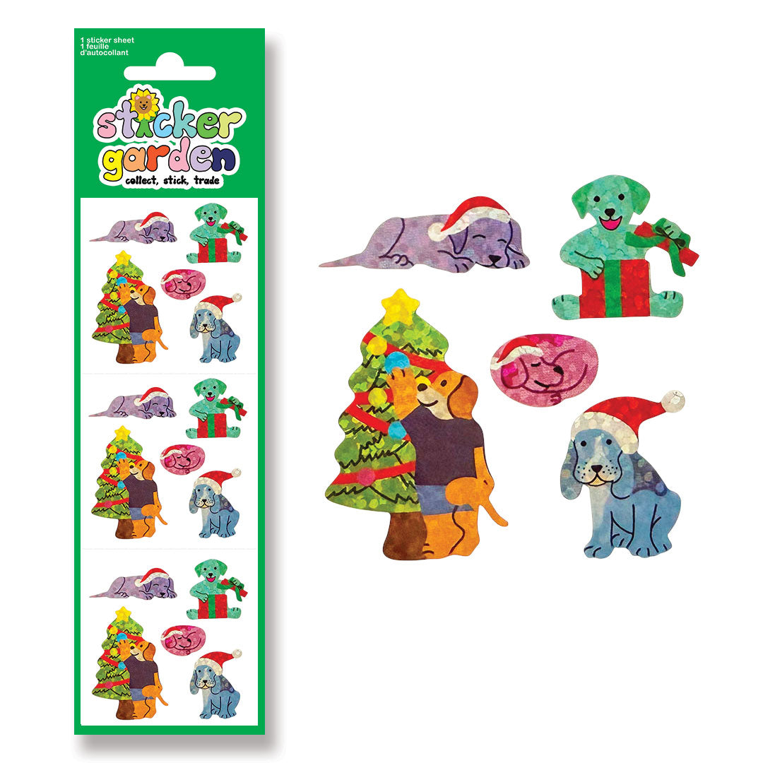 Sparkle Dogs Christmas Fun x6