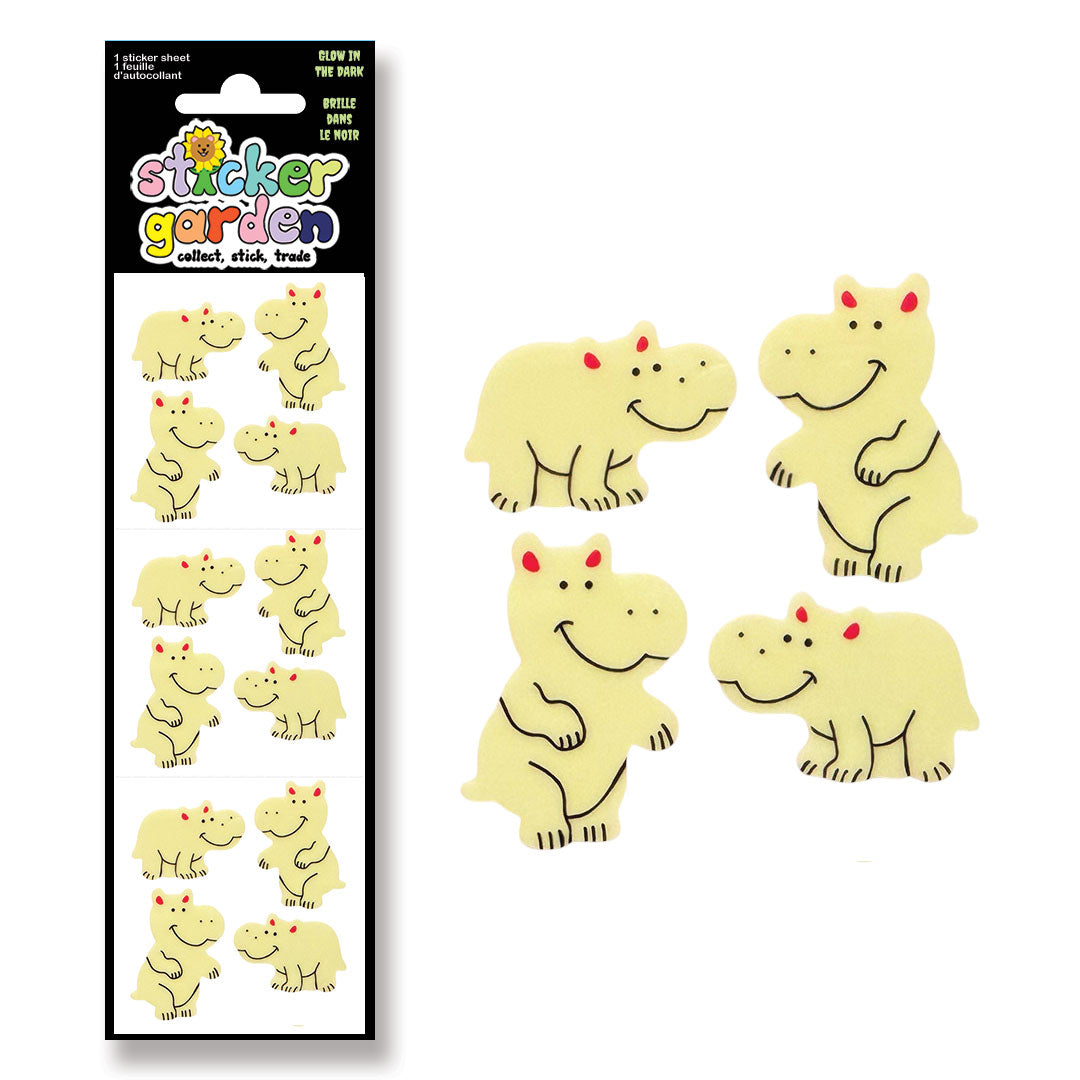 Glow in the Dark Hippos (FRENCH PACKAGING)