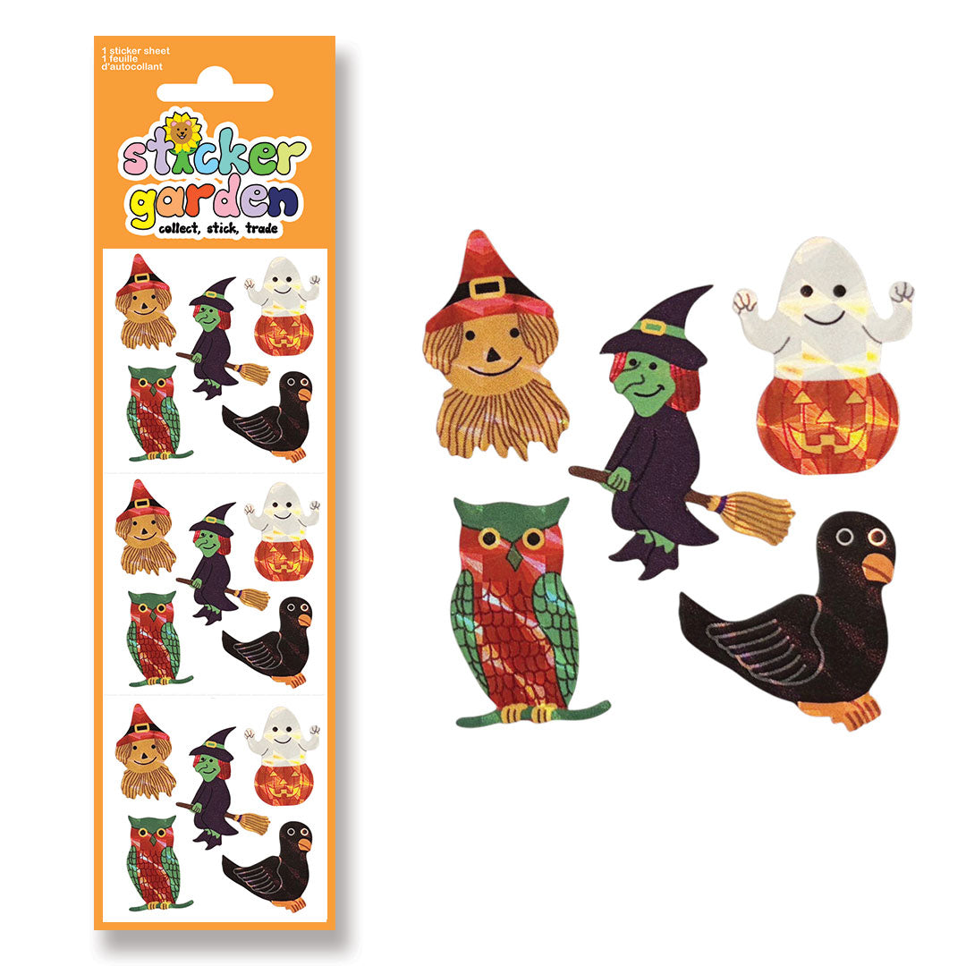 Prism Vintage Inspired Halloween Stickers (FRENCH PACKAGING)