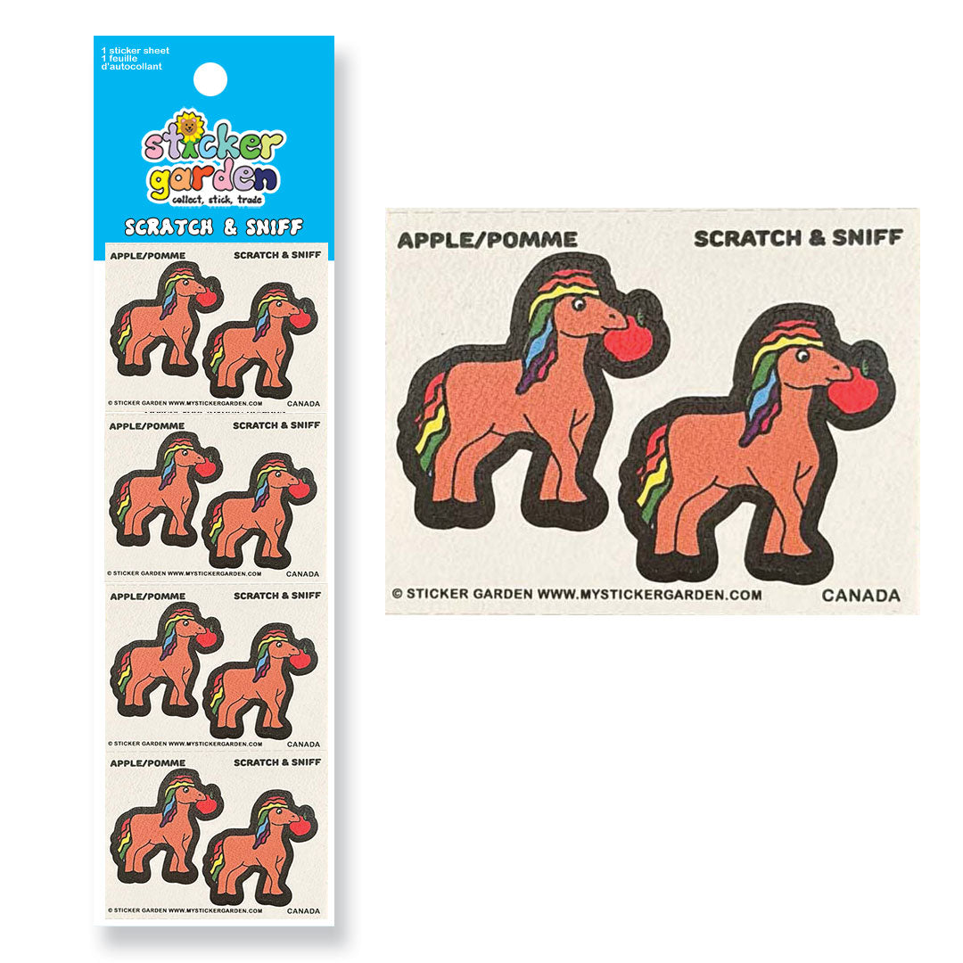 Scratch and Sniff Horse Apple