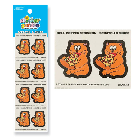 Scratch and Sniff Cat Bell Pepper