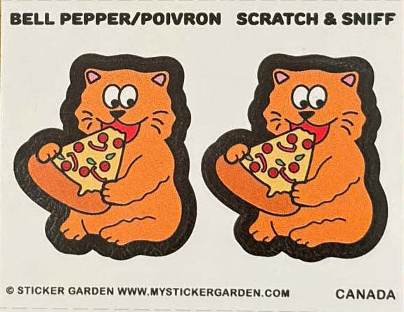 Scratch and Sniff Cat Bell Pepper