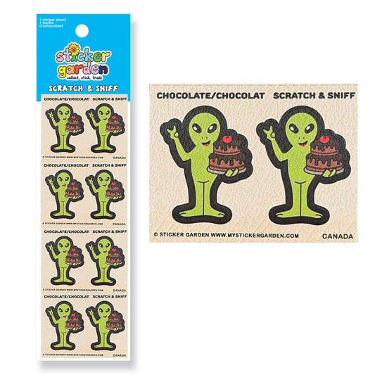 Scratch and Sniff Alien Chocolate