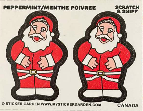 Scratch and Sniff Santa Peppermint