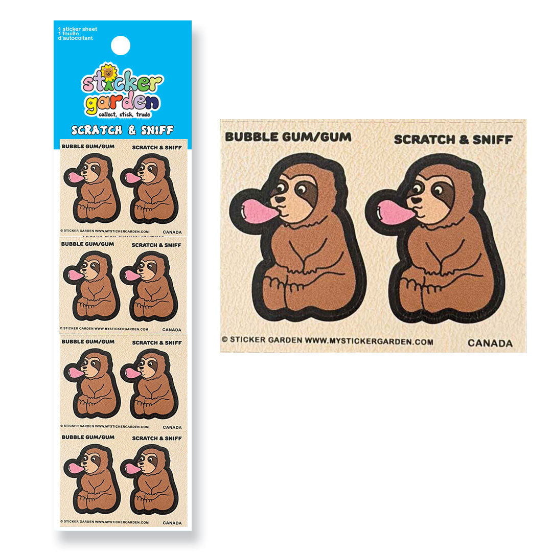 Scratch and Sniff Sloth Bubblegum