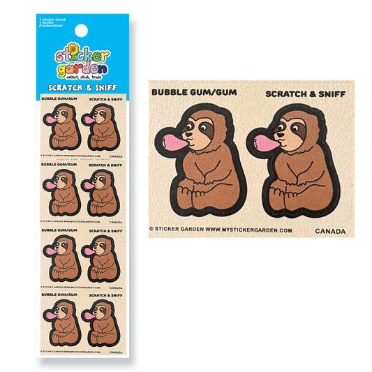 Scratch and Sniff Sloth Bubblegum