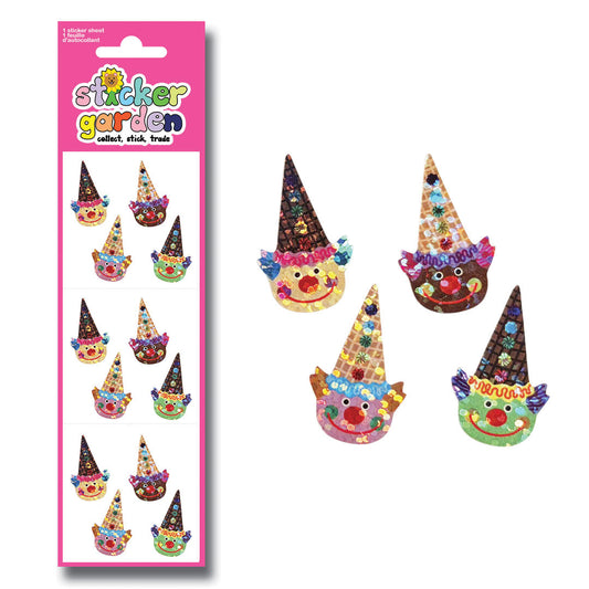Sparkle Clown Cones